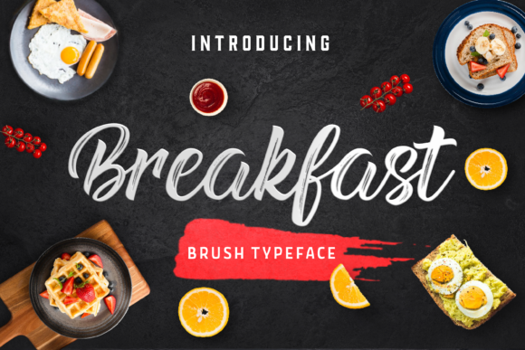 Breakfast Font Poster 1