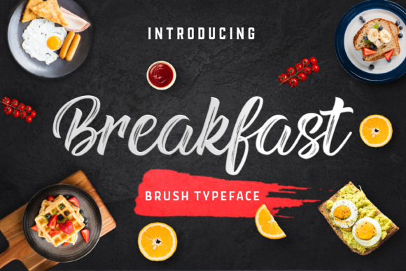 Breakfast Font Breakfast Font Poster 1