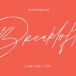 Breakloft Font Poster 1