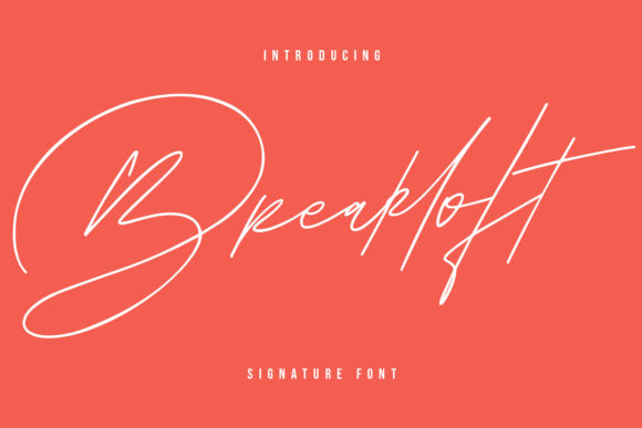 Breakloft Font Poster 1