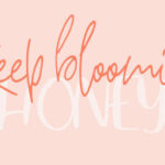 Breathe Slowly Font Poster 2