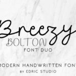 Breezy Bolton Font Poster 2