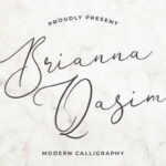 Brianna Qasim Font Poster 1