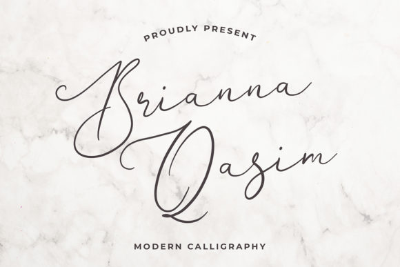 Brianna Qasim Font Poster 1