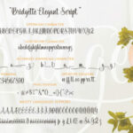 Bridgette Font Poster 8