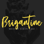 Brigantine Font Poster 1
