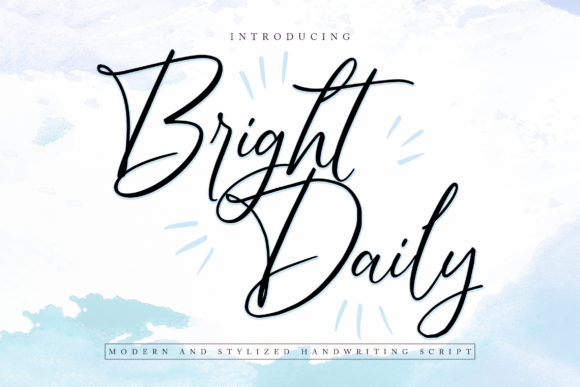 Bright Daily Font