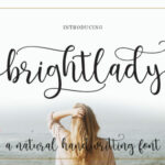 Brightlady Font Poster 1