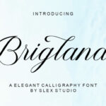 Brigland Font Poster 1