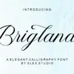 Brigland Font Poster 1