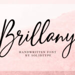 Brillany Font Poster 1