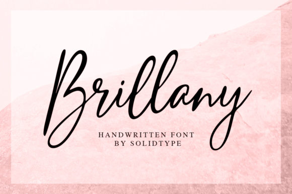Brillany Font Poster 1