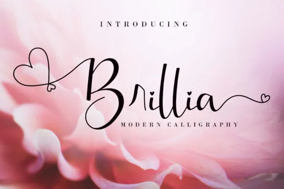 Brillia Font Brillia Font Poster 1