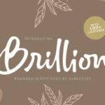 Brillion Font Poster 1