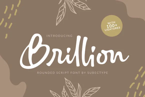 Brillion Font Brillion Font Poster 1