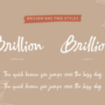 Brillion Font Poster 8