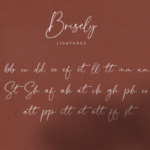 Brisely Font Poster 6