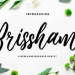 Brissham Font Poster 1