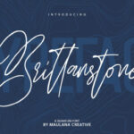 Brittanstone Duo Font Poster 1