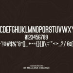 Brittanstone Duo Font Poster 11