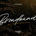 Broadband Font Poster 1