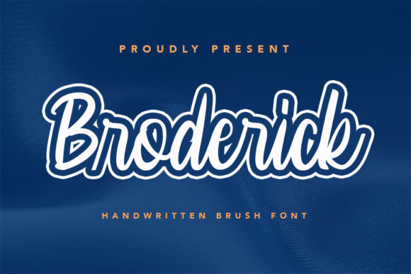 Broderick Font Poster 1