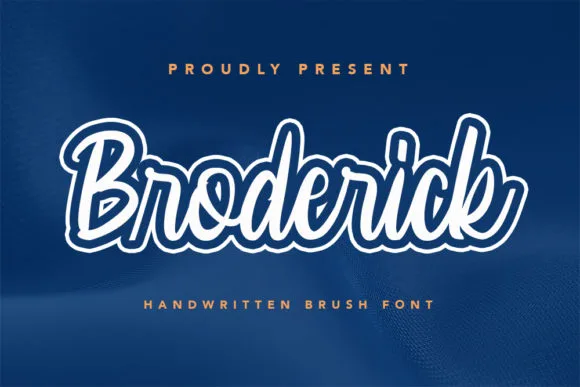 Broderick Font Poster 1