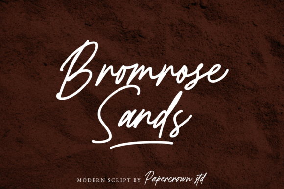Bromrose Sands Font Poster 1
