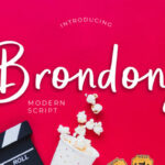 Brondong Font Poster 1