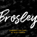 Brosley Font Poster 1