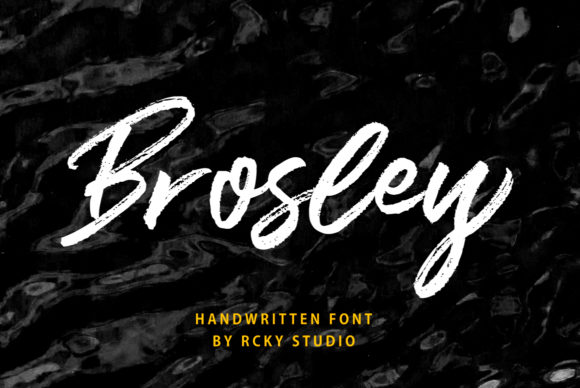 Brosley Font Poster 1