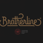 Brotherline Font Poster 1