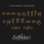 Brotherline Font Poster 17