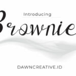 Brownies Font Poster 1