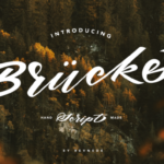 Brucke Font Poster 1