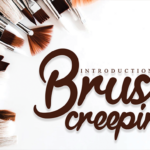Brush Creeping Font Poster 1