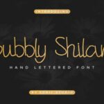 Bubbly Shilan Font Poster 1
