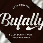 Bufally Font Poster 1