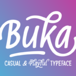 Buka Font Poster 1