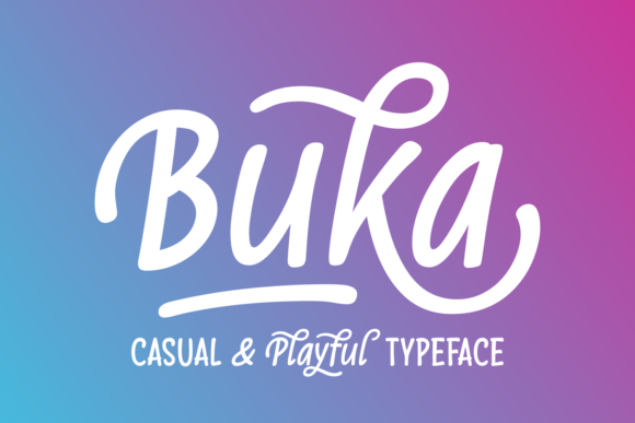 Buka Font Poster 1