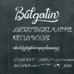 Bulgatin Font Poster 6