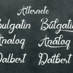 Bulgatin Font Poster 8