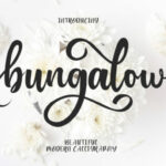 Bungalow Font Poster 1
