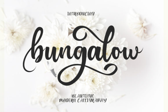 Bungalow Font Poster 1