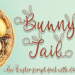 Bunny Tail Font Poster 1
