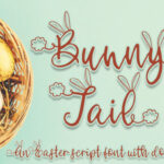Bunny Tail Font Poster 1