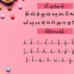 Bunny Tail Font Poster 3
