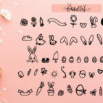 Bunny Tail Font Poster 4