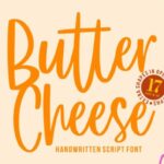 Butter Cheese Font Poster 1
