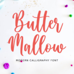 Butter Mallow Font Poster 1